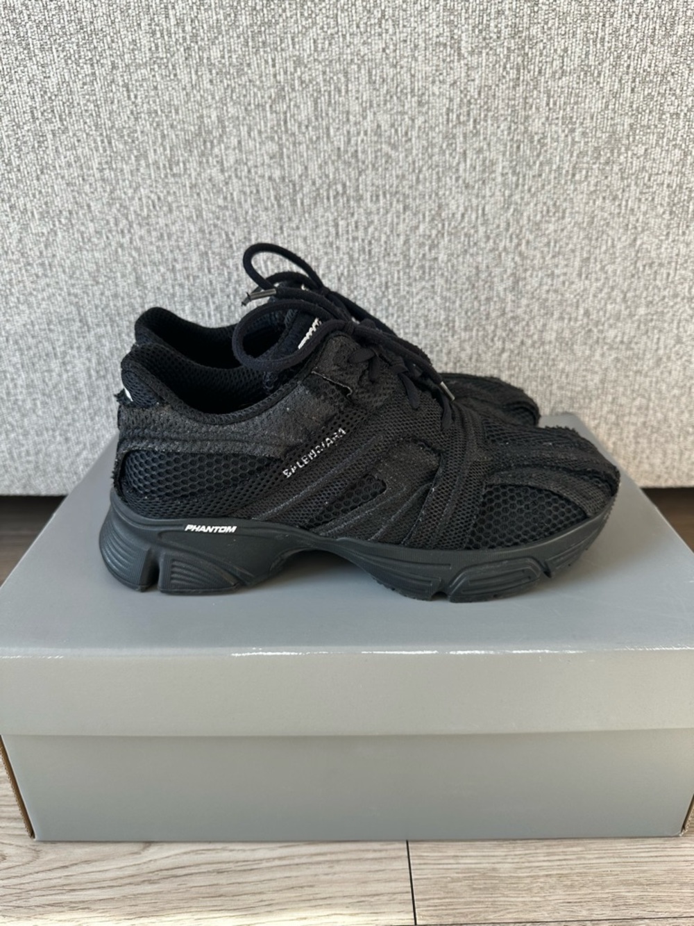 Balenciaga Black Womens Phantom Sneakers